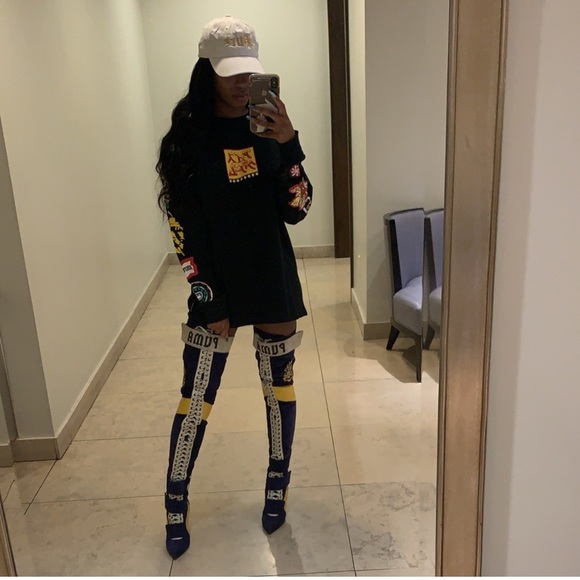 Fenty X puma thigh high boots - Picture 3 of 6